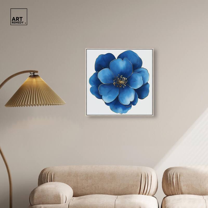 Blue Brilliance I Canvas by Art Remedy