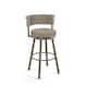 Option Beige & Brown Woven Polyester/Grey Metal
