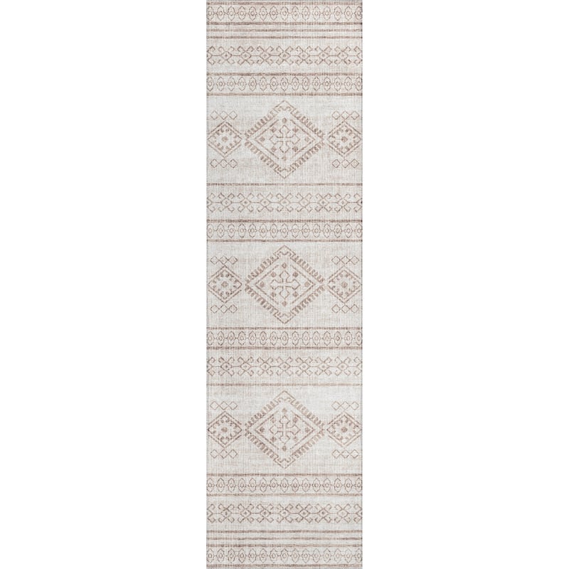 Indoor/ Outdoor Yuma Boho Washable Rug