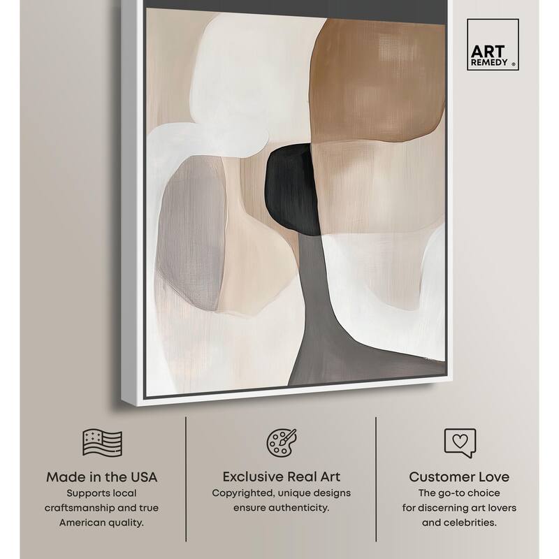 Curvilinear Composition II Canvas by Art Remedy