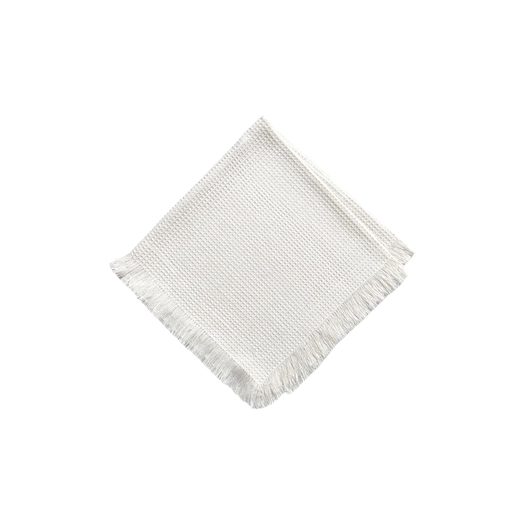 Waffle Weave Ivory Napkin Set of 6 - Cream - Set of 6