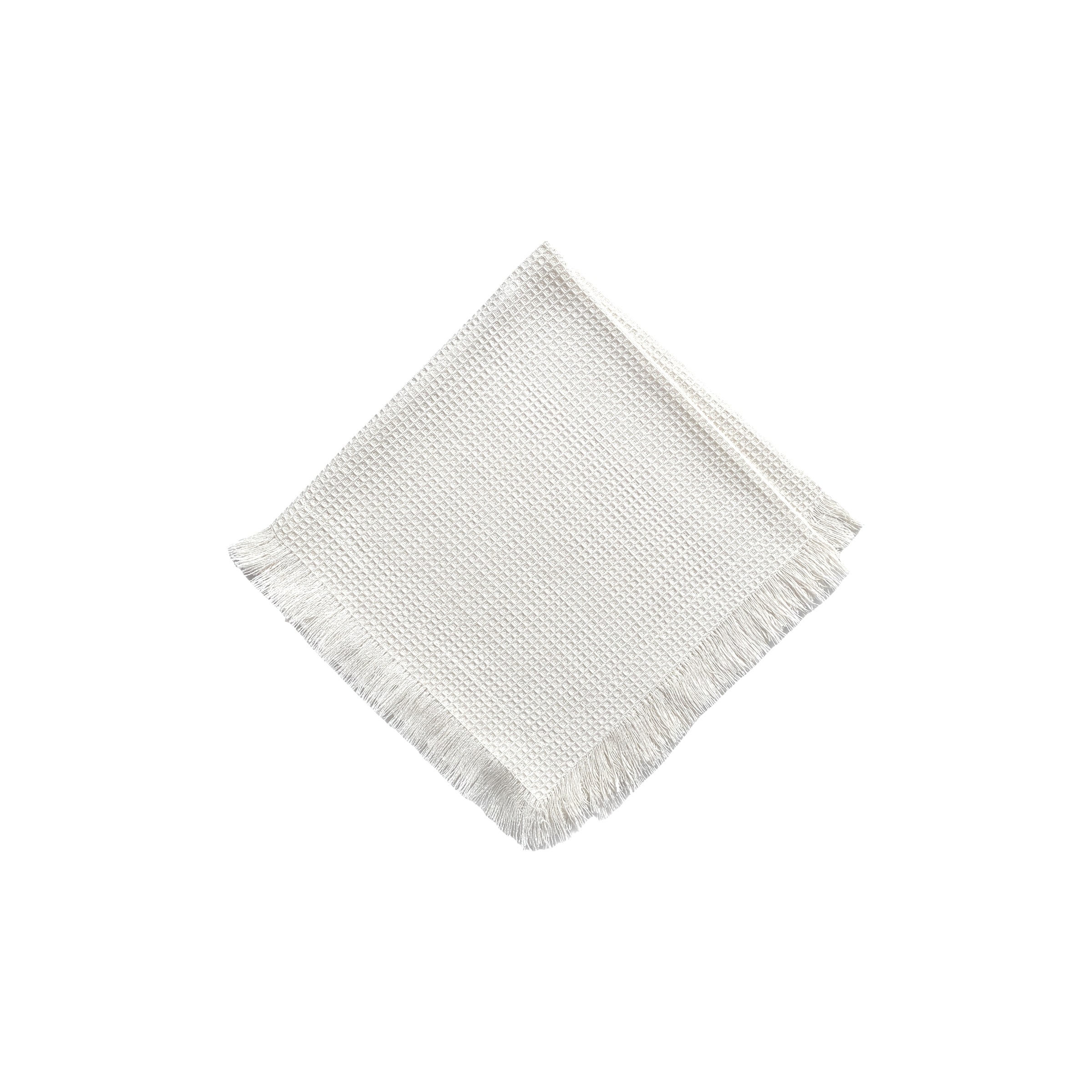 Waffle Weave Ivory Napkin Set of 6 - Set of 6