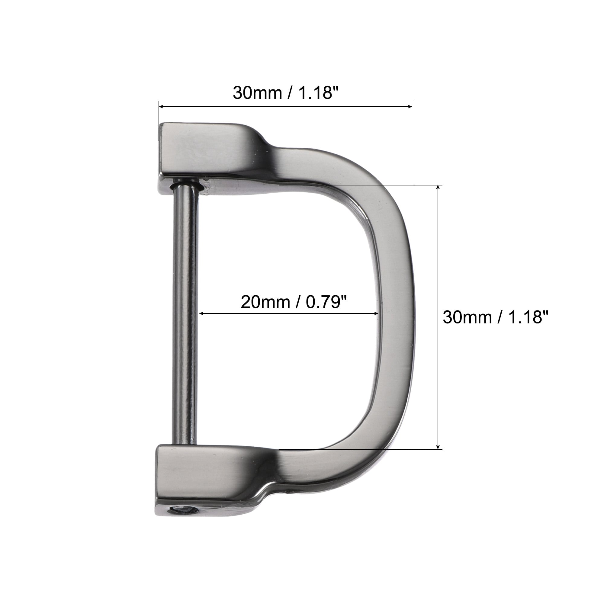 5/10Pcs 16mm Metal Buckle U Rings for Handbag Connector Bag Arch Bridge  Screw Clasp DIY Strap Hang Ring Hook Hardware Accessory - AliExpress