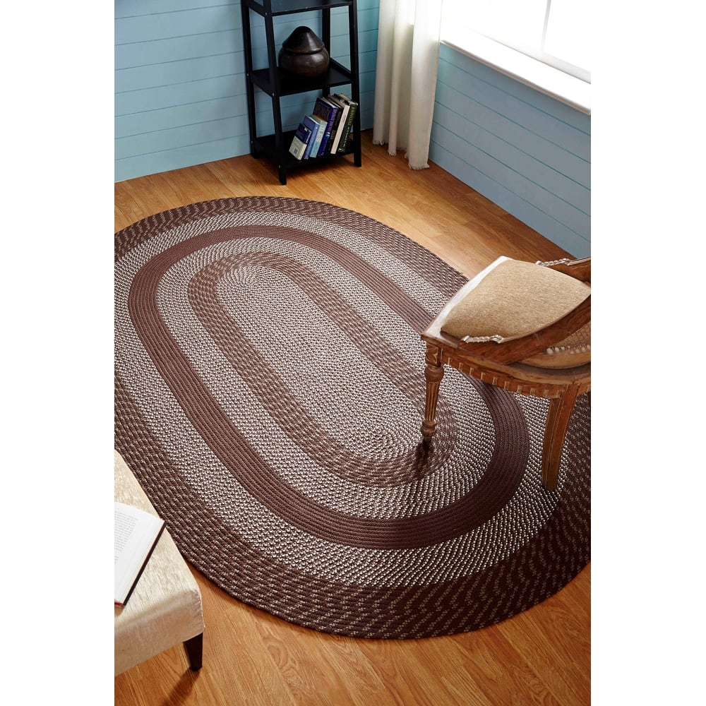 Better Trends Newport Braid Collection 100% Polypropylene Durable & Stain Resistant Double-Sided Reversible Indoor Utility Rug