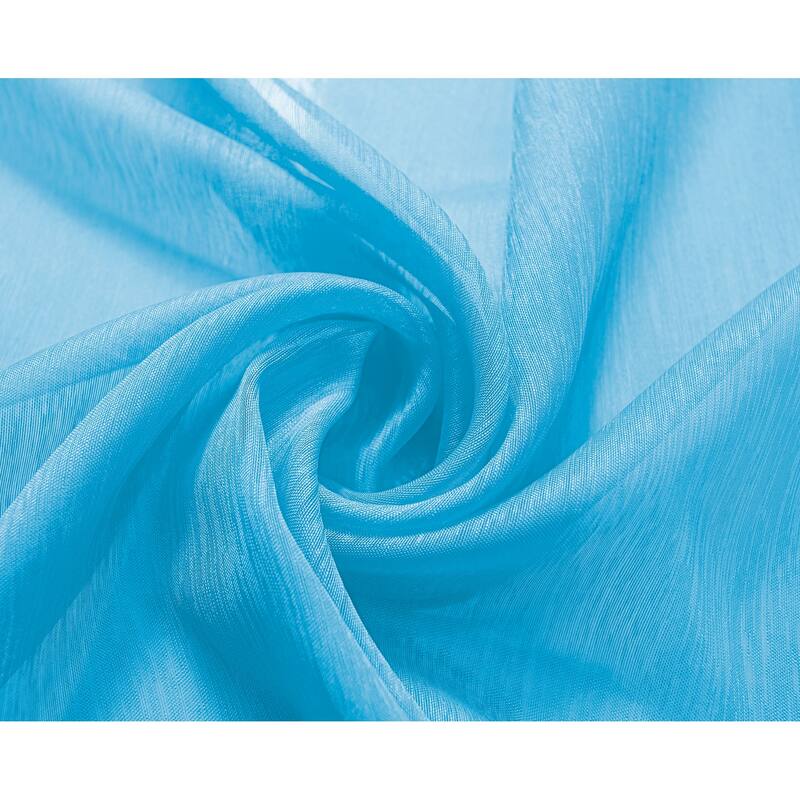 RT Designer Collection Celine Sheer 84 or 90-inch Rod Pocket Curtain Panel