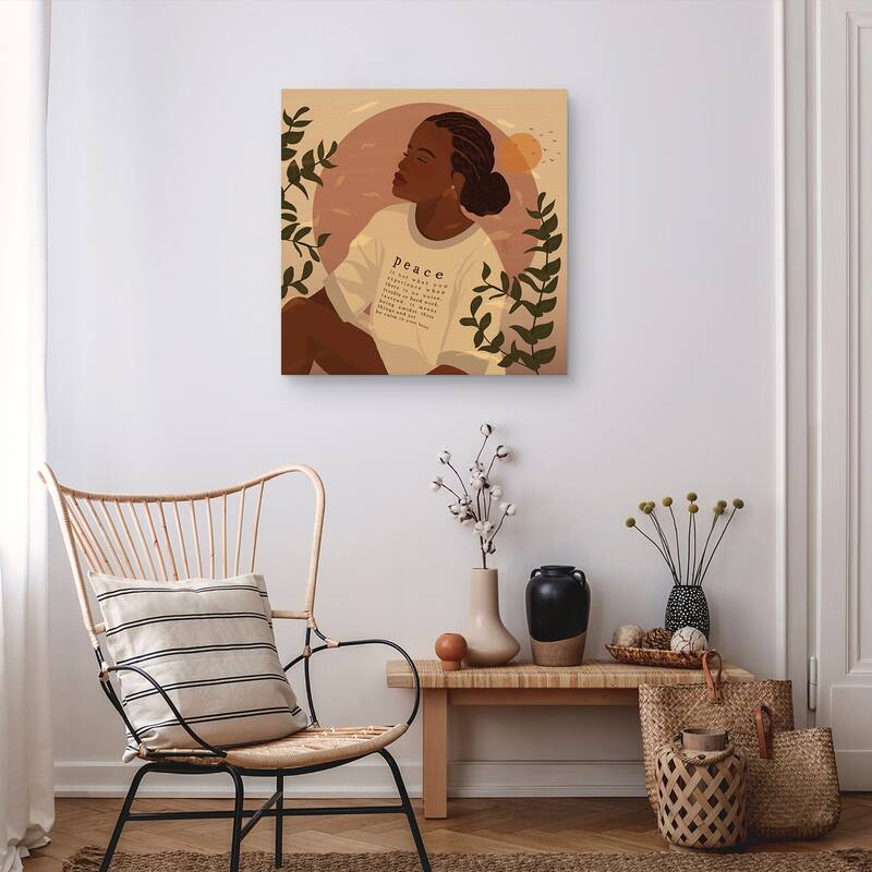 Inner Peace II by Princella Canvas Art Print