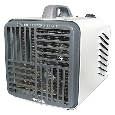 Optimus OPSH3001M Optimus H-3001 Mini Compact Utility Heater with Thermostat