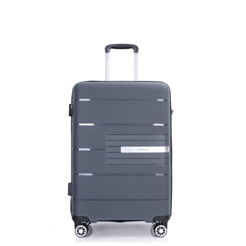 Hardshell 3 Piece PP Luggage Sets, Lightweight Durable Luggage Set with TSA Lock