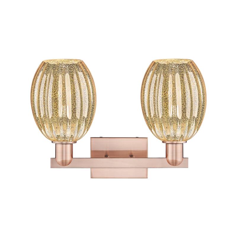 Innovations Lighting Downtown Urban - Preston - 2 Light 16" Bell Shade Bath Vanity Light