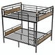 preview thumbnail 11 of 26, Metal Bunk Bed, Industrial Detachable Bunkbeds with Safety Guard Rails for Teens