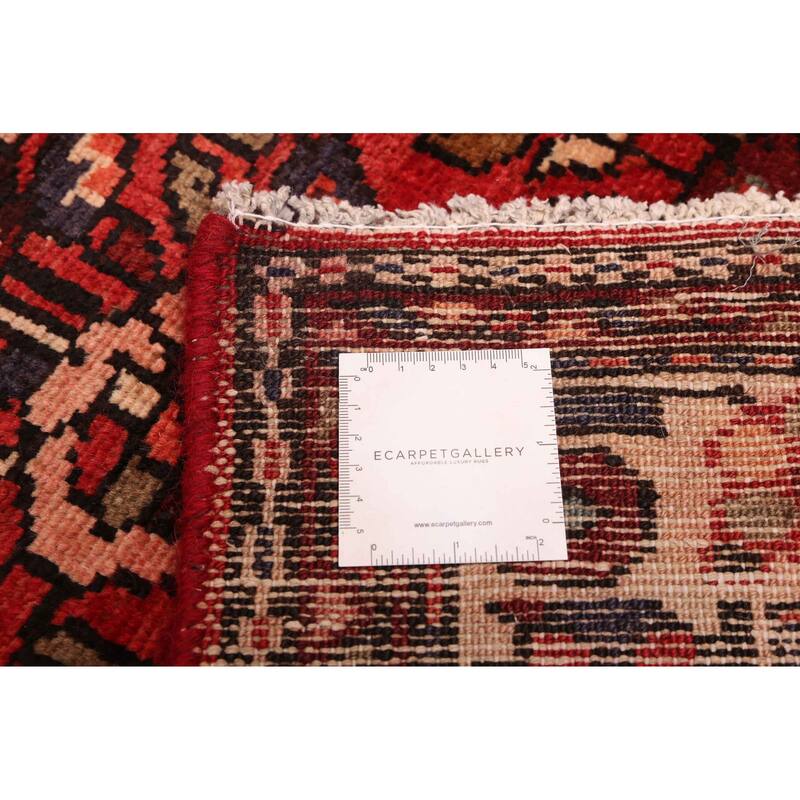 ECARPETGALLERY Hand-knotted Andelz Red Wool Rug - 3'10 x 10'5