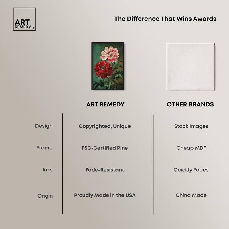 Symphony of Peonies Canvas by Art Remedy