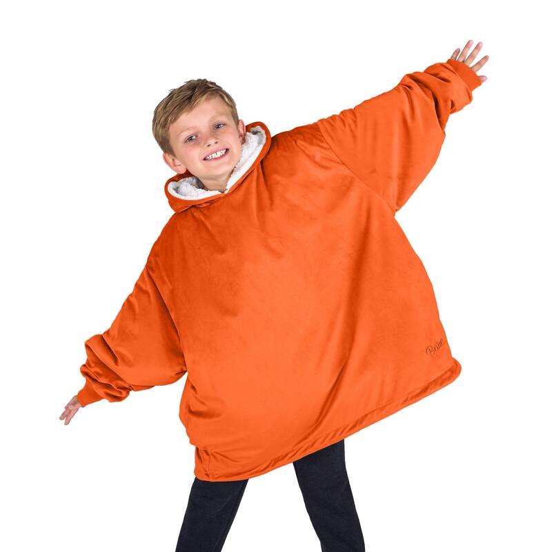 Bare Homey B-Cozy Oversized Sherpa Wearable Blanket