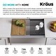 preview thumbnail 4 of 52, KRAUS Kore Stainless Steel Farmhouse Kitchen Sink with Accessories