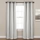 preview thumbnail 60 of 146, Lush Decor Grommet Sheer Panel Pair with Insulated Blackout Lining