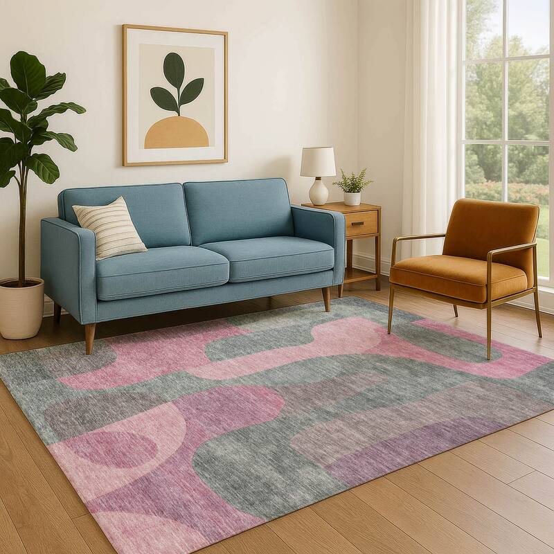 Premium Washable Super Soft Contemporary Siena Mayfield Rug