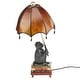 preview thumbnail 7 of 12, 21.75"H Intellectual Monkey Table Lamp - 11"L x 11"W x 21.75"H