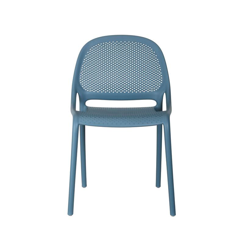 Shay Set of 4 Stackable Dining Chairs, Indoor/Outoor
