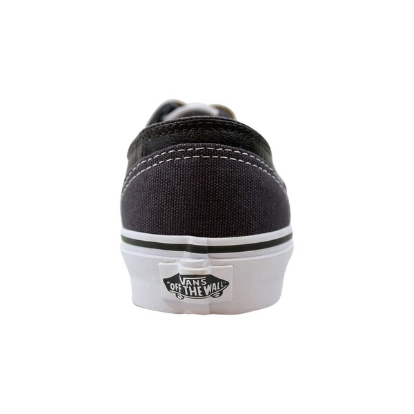 black leather vans size 6.5