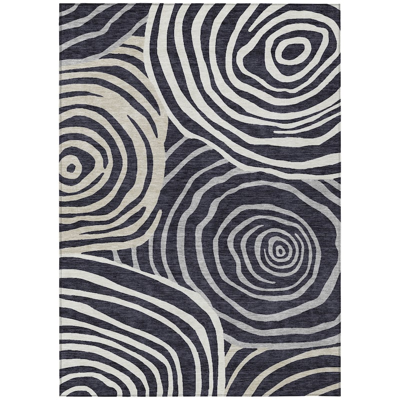 Machine Washable Indoor/ Outdoor Chantille Contemporary Dimensions Rug
