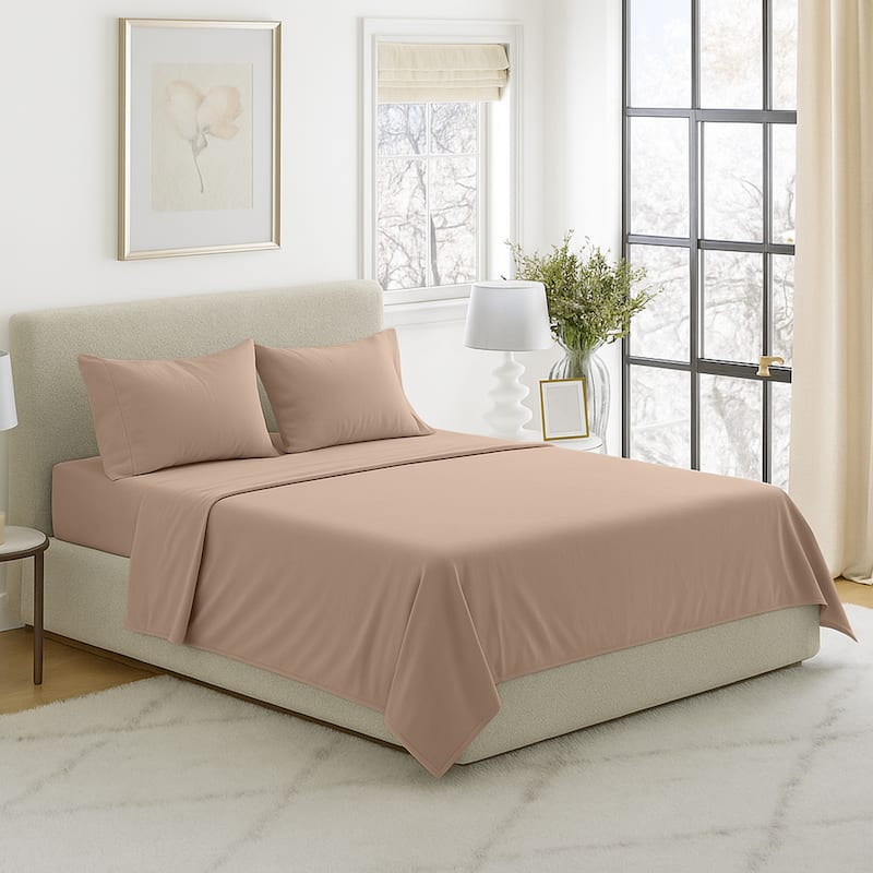 Wrinkle Resistant Brushed Microfiber Sheet Set by Windsor Home