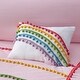 preview thumbnail 11 of 11, Naomi Pink Rainbow Comforter Set With Pompom Trim by Mi Zone