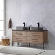 preview thumbnail 22 of 79, Trento Bath Vanity with Sintered Stone Top with Concrete Sink (O)