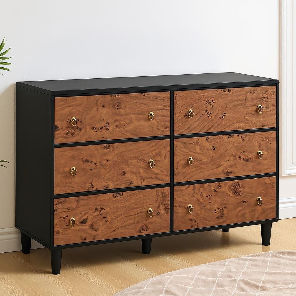 46" Tall 6-Drawer Chest, TV Stand & Organizer