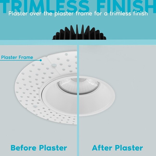 Trimless led recessed lighting on sale