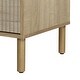 preview thumbnail 6 of 7, Merk Brown Nightstand 2 Drawers