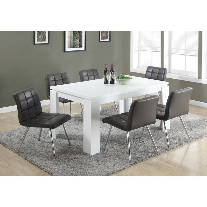 Dining Table, Rectangular, Kitchen, Dining Room - White