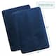 Clara Clark Ultra Soft Plush Bathroom Rug - Non-Slip, Velvet, Memory Foam Bath Mat - Set of 2