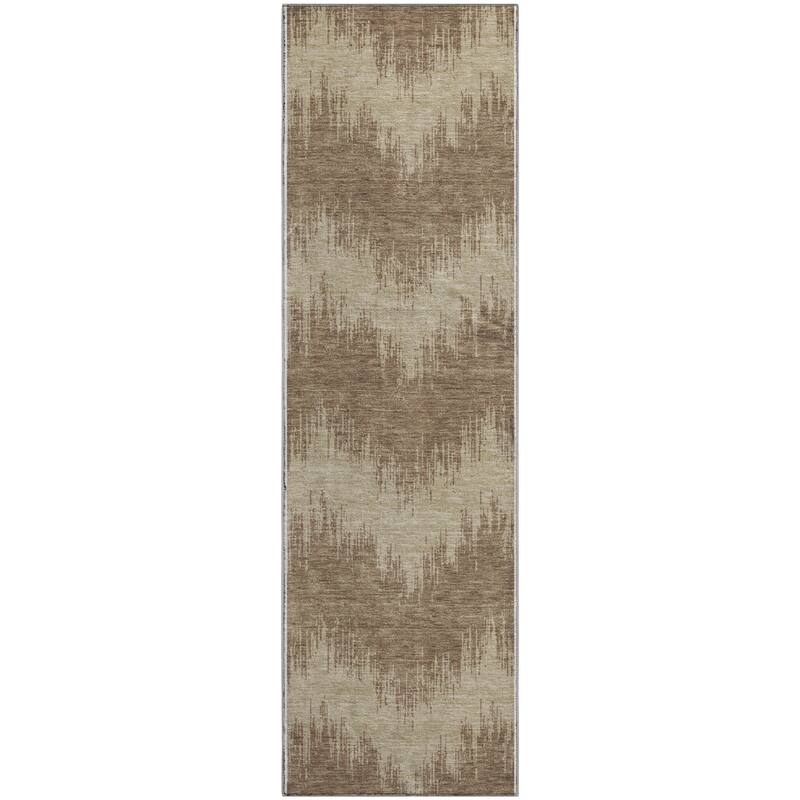 Premium Washable Super Soft Farmhouse Chevron Mayfield Rug