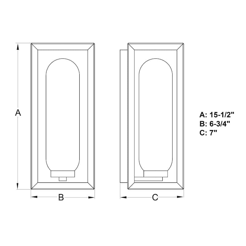 James Allan 16" Tall Outdoor Wall Sconce with Clear Glass Shade