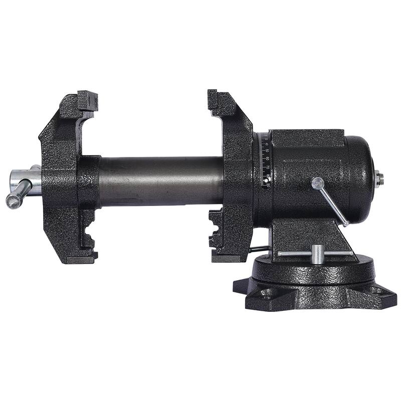 5" Multi-jaw Rotating Bench Vise ,Multipurpose Vise Bench,360-Degree Rotation Clamp on Vise with Swivel Base and Head