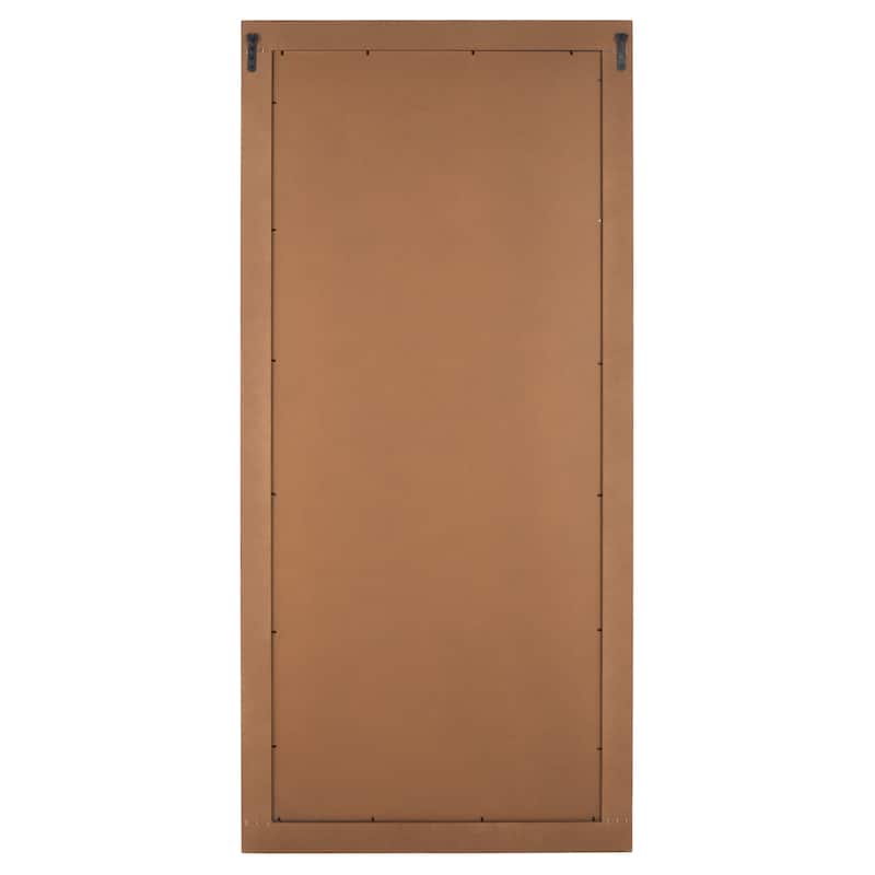 SAFAVIEH Home Ava 30 x 64-inch Vertical Rectangle Natural Mirror - Natural/Light Natural - 29.9"W x 1.2"D x 64.2"H