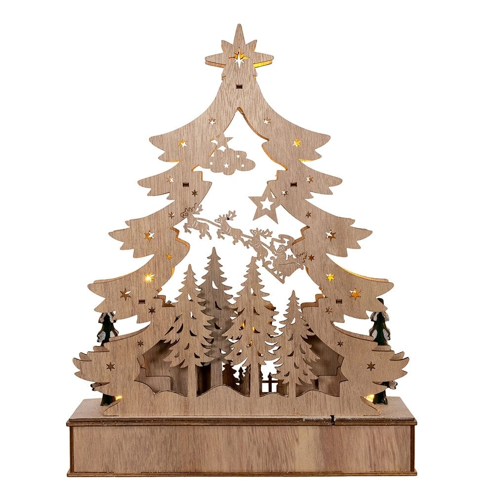 Kurt Adler Weihnachtsbaumanhänger „Nativity Wreath“ – Grüner Glitzer-Kranz Mit Heiliger Familie, 4,25 Zoll