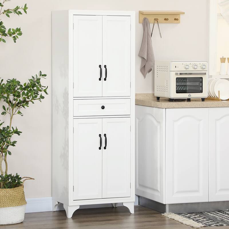 67" Tall Freestanding Kitchen Pantry Cabinet