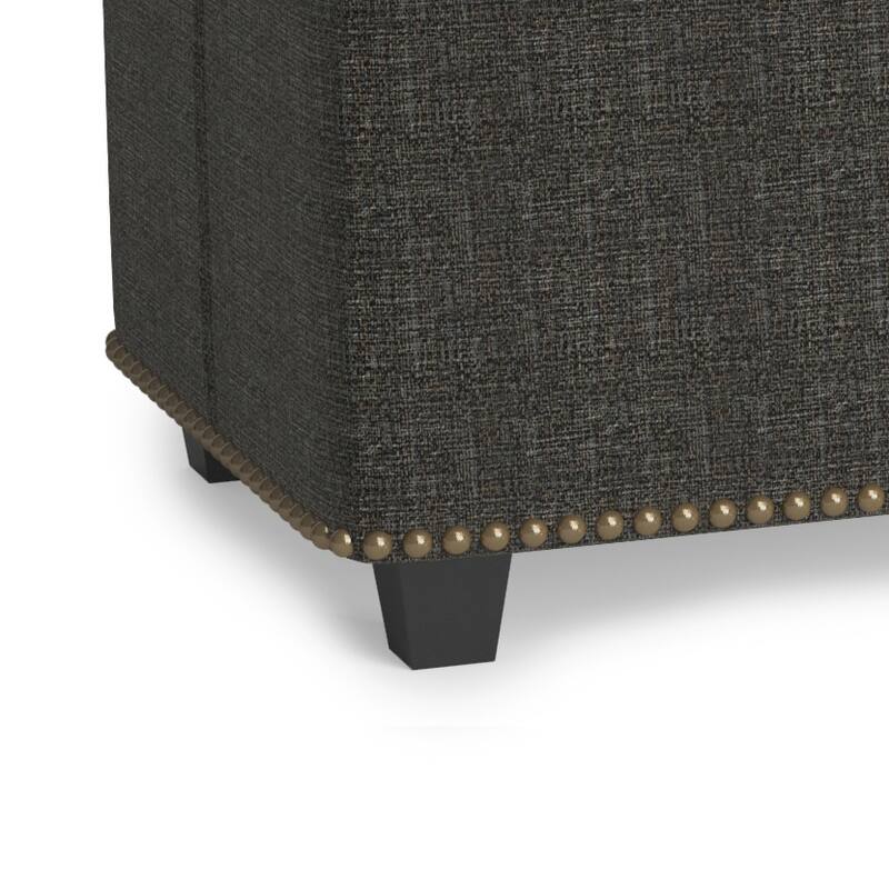 WYNDENHALL Stanford Upholstered Storage Ottoman