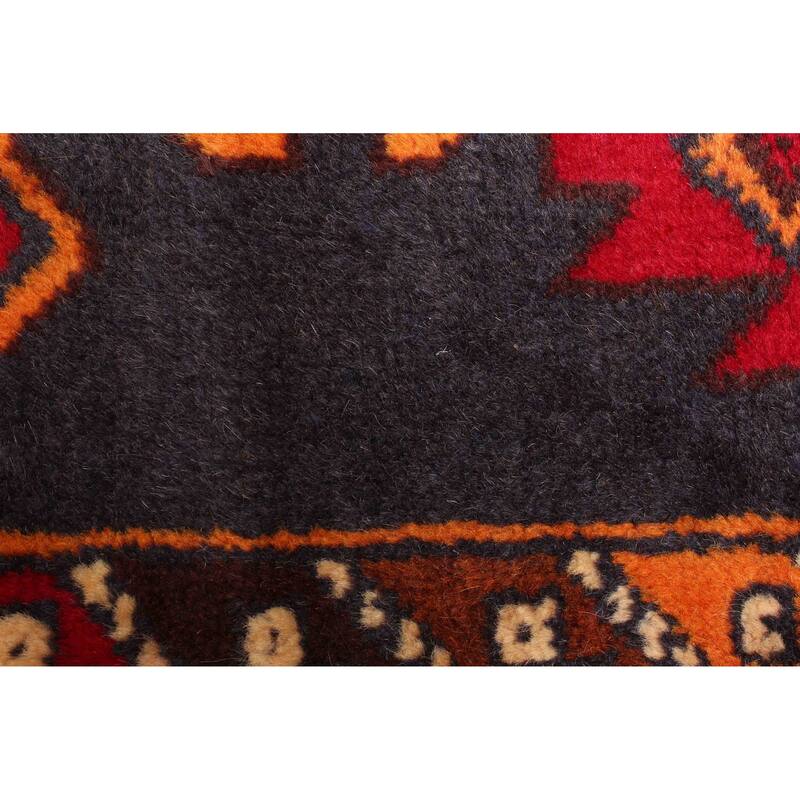 ECARPETGALLERY Hand-knotted Teimani Dark Navy Wool Rug - 3'6 x 6'8