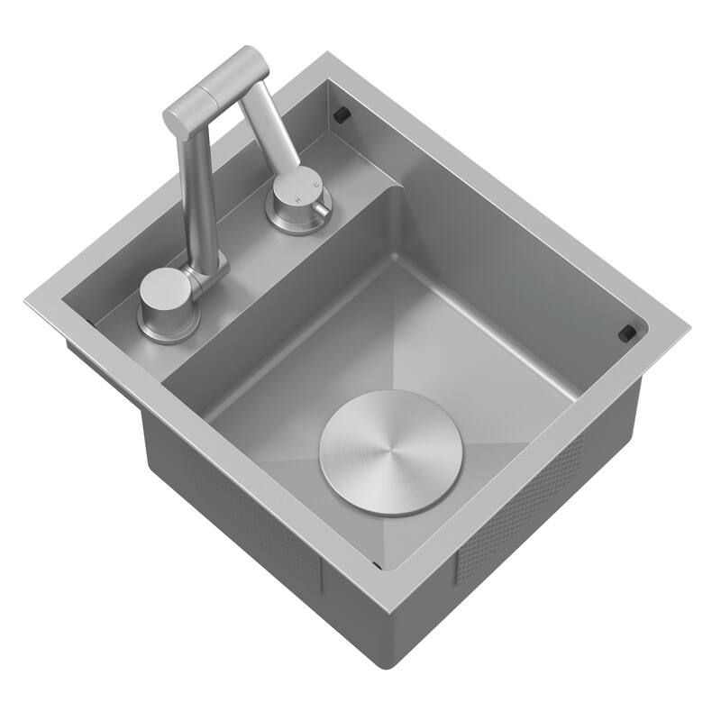RV Sink with faucet and foldable tap