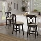preview thumbnail 5 of 30, Ronda Napoleon Back Wood Swivel Chair
