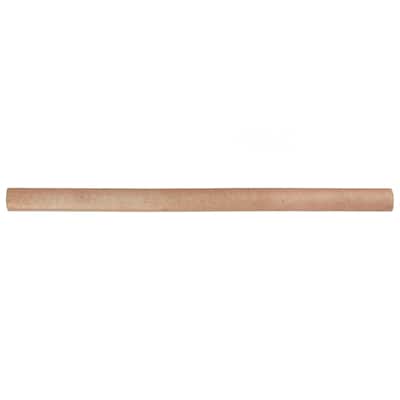 Merola Tile Coco Demi-Bullnose Matte Orchard Pink 1/2" x 7-7/8" Ceramic Wall Trim - (1 Tile)