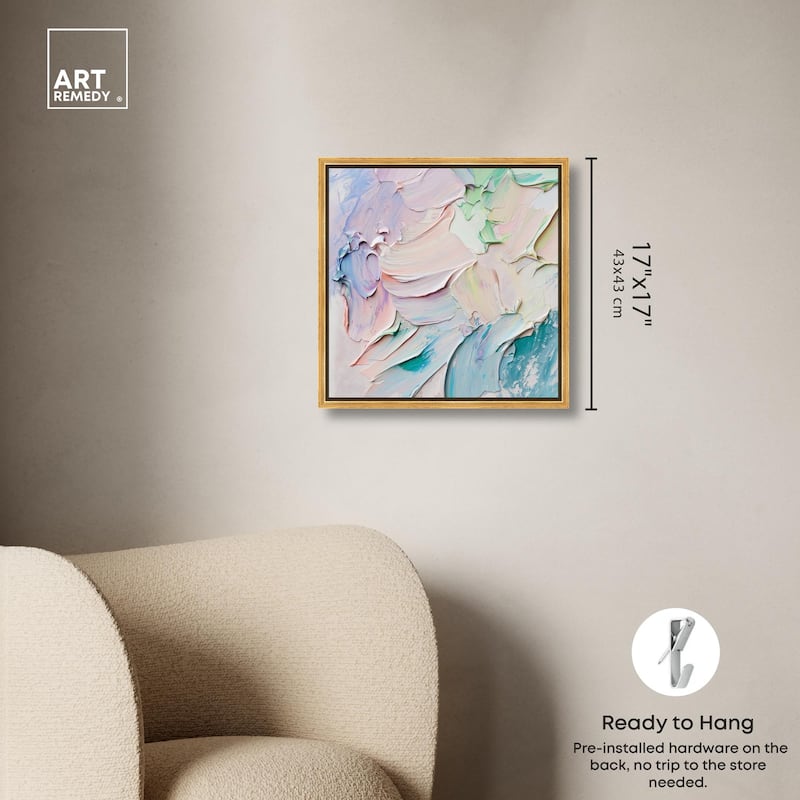 Flowing Mousse I Canvas by Art Remedy