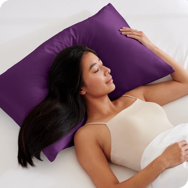 Bare Home Poly Satin Pillowcase Set for Hair and Skin (Set of 2)