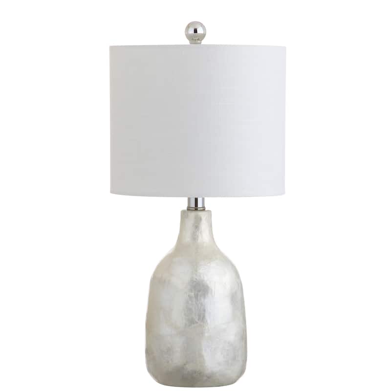 Louise 21" Seashell LED Table Lamp, Pearl by JONATHAN Y