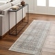 preview thumbnail 7 of 6, Hollan Traditional Washable Area Rug Black/Taupe - 2' 7" x 7' 10"