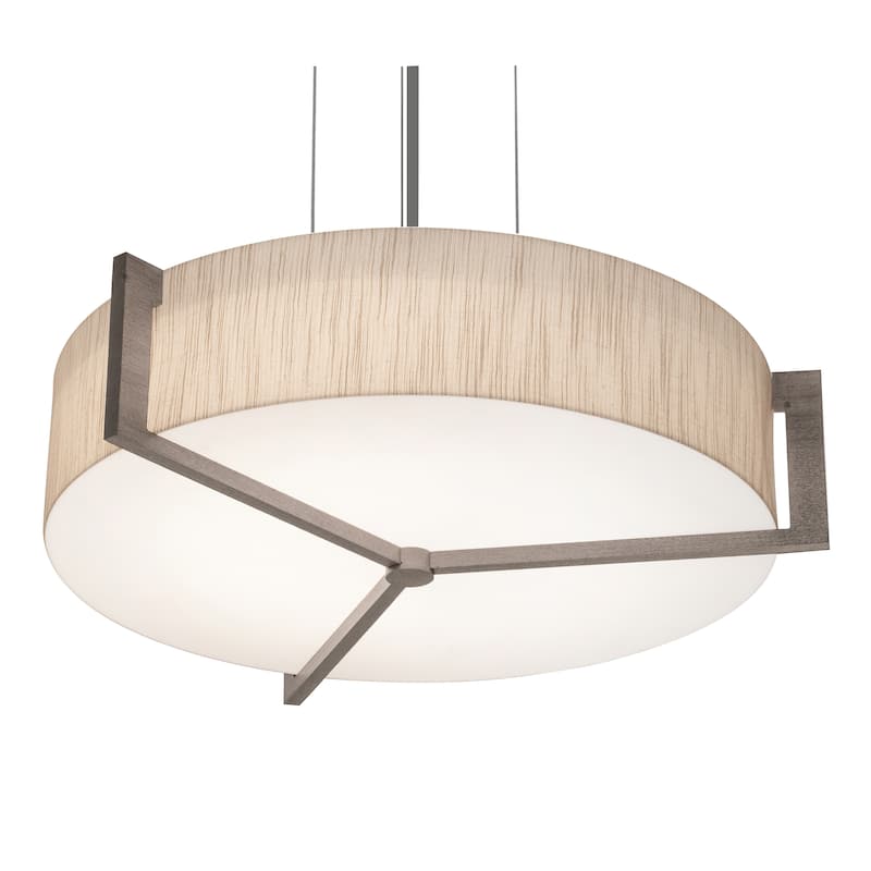 AFX Apex 15'' Pendant - Weathered Grey Finish - Jute