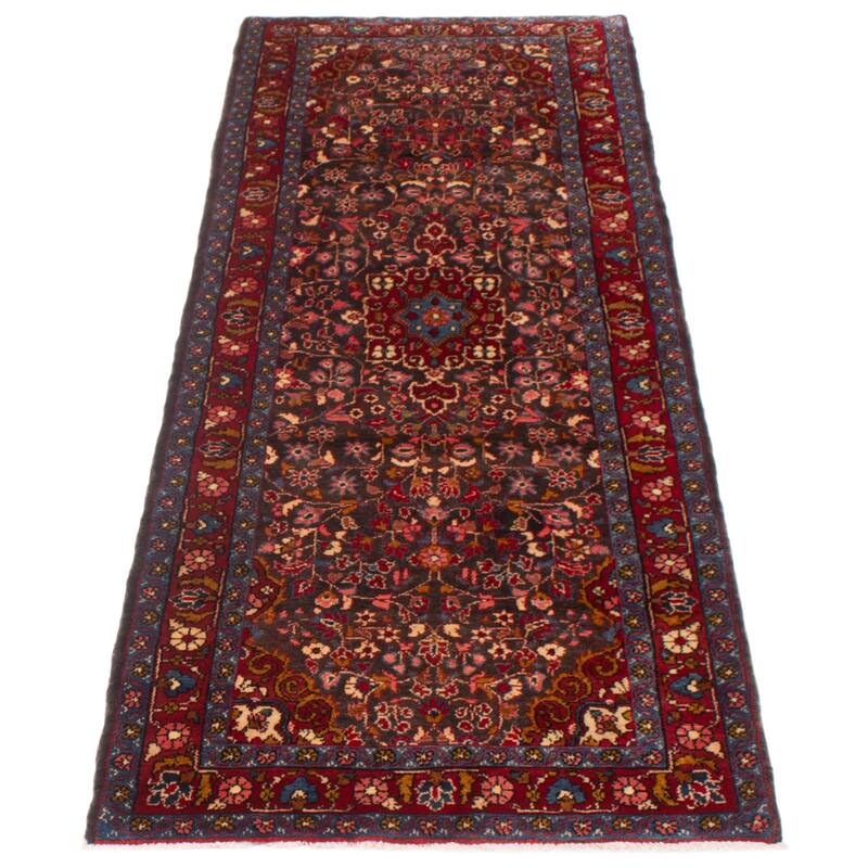 ECARPETGALLERY Hand-knotted Andelz Black Wool Rug - 3'5 x 9'10