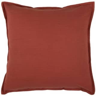 Rizzy Home Cotton Slub Solid Decorative Throw Pillow, 20x20